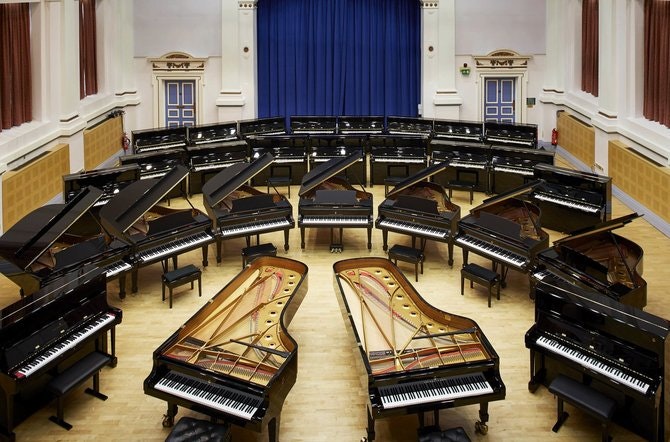 Steinway pianos, University of Leeds