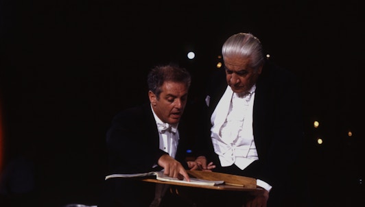 Sergiu Celibidache conducts Brahms – With Daniel Barenboim