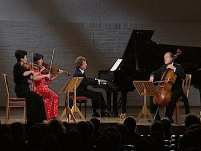Schiff, Shiokawa, Imai, and Perényi plays Brahms' Piano Quartet No. 1