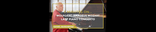 Даниэль Баренбойм, Концерт для фортепиано с оркестром № 27 Моцарта
