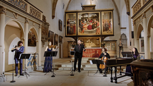 Matthias Goerne, Vilde Frang, Nicolas Altstaedt, Stathis Karapanos, and Michaela Hasselt perform Bach