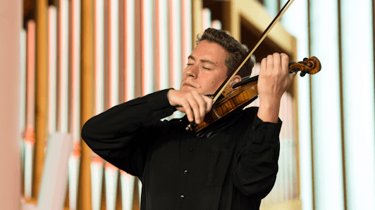 Кристоф Барати исполняет Три сонаты для скрипки соло Баха