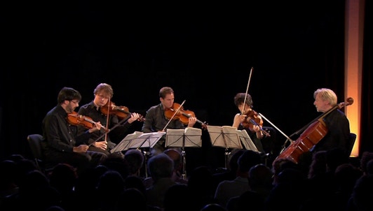 Leonidas Kavakos, Nicholas Angelich, Antoine Tamestit, Natalia Gutman and the Quatuor Ebene perform Mozart, Franck and Schonberg