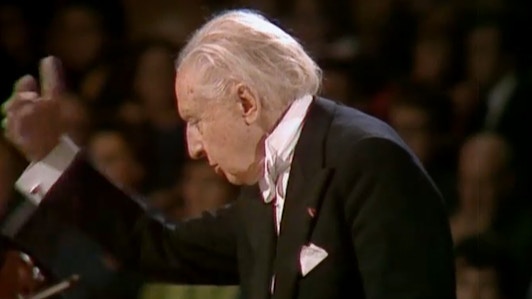 Leopold Stokowski dirige la Sinfonía «Inconclusa» de Schubert y obras de Wagner y Debussy