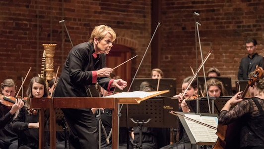 Marin Alsop conducts Prokofiev, Saint-Saëns, and Ravel