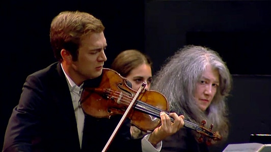 Martha Argerich, Nelson Freire, Renaud Capuçon play Bartók's sonatas