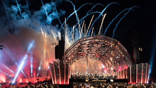 Concert d'une nuit d'été 2016 de l'Orchestre philharmonique de Vienne